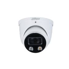 CAMARA DAHUA DOMO METÁLICO 4 MPX, FULL COLOR, DISUASIÓN ACTIVA, H.265,  2.8MM, ILUMINADOR CÁLIDO INCORPORADO, IR 30 M, DETECCIÓN INTELIGENTE Y DE ANOMALÍAS, TARJETA MICRO SD DE 256 G, MICRÓFONO Y ALTAVOZ INTEGRADOS, SMD PLUS, ALARMA DE LINTERNA ROJA Y AZUL, IP67