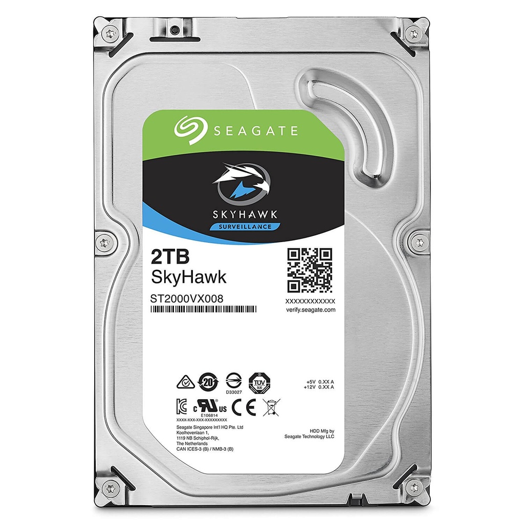 DISCO INTERNO 2 TB SEAGATE SATA 6GB/S 5900 64MB SKYHAWK