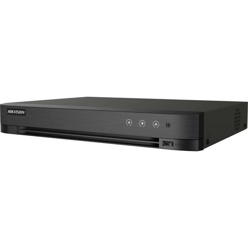 DVR HIKVISION 8 CANALES ACUSENSE FULL HD 8+ 4 IP, H.265 PRO+