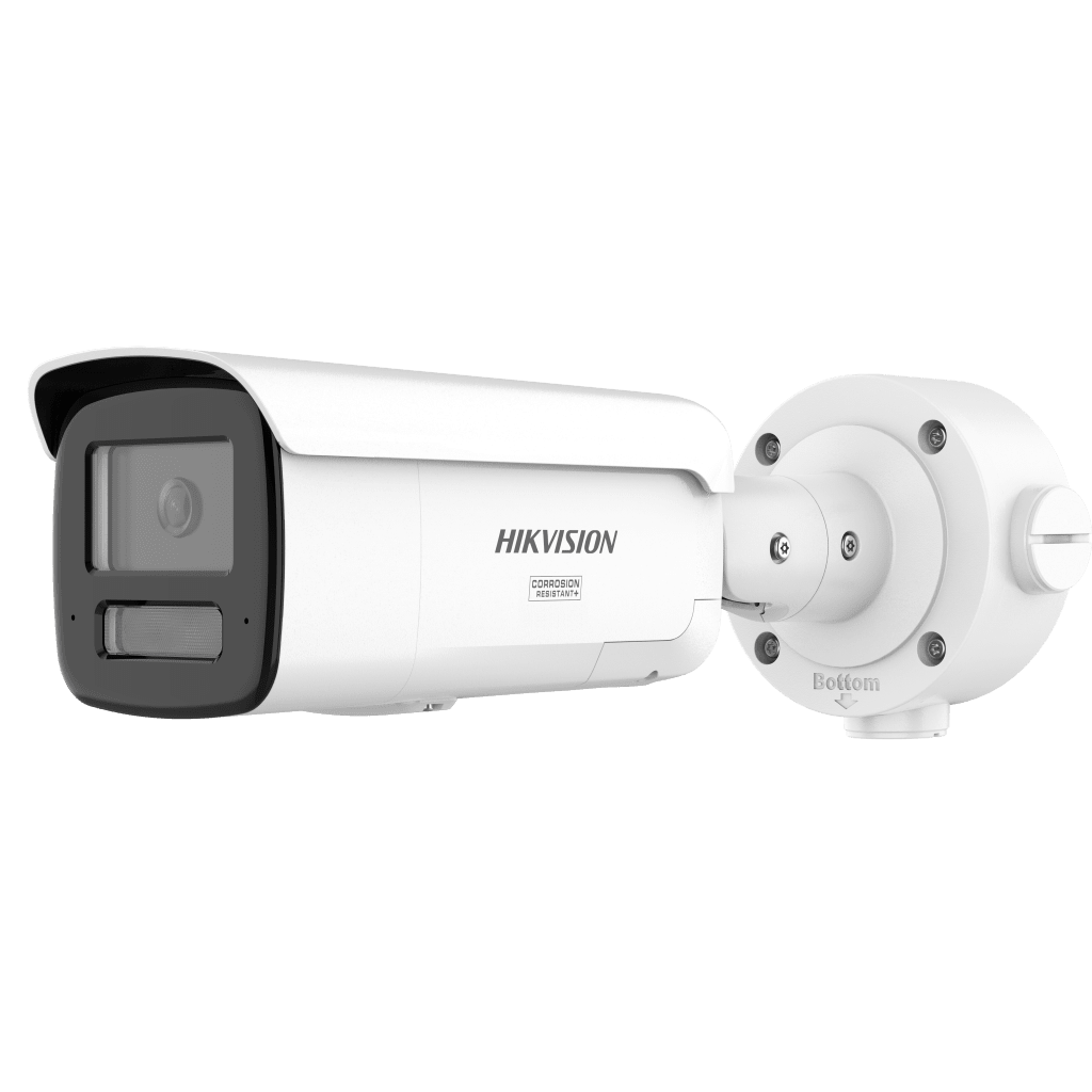CAMARA HIKVISION IP 4MPX BULLET 2.8 mm, Dual Light, HIK AI-ISP, Darkfighter 2.0, anticorrosión, NEMA4X, IP67