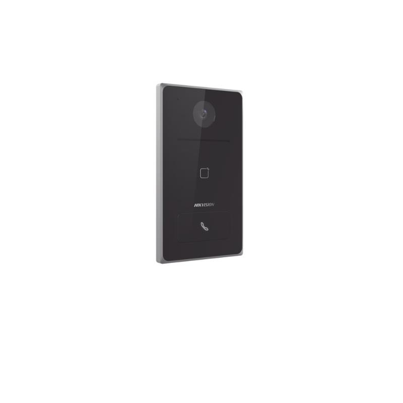 Frente de portero Hikvision 2 mpx, Standalone, estándar, PoE, 12VDC / 10W