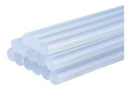 [BG-118J]  BARRA DE SILICONA IMPORTADA  CALIENTE TRANSPARENTE CRISTAL 11M (KG)