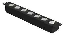 [ZHJ7-PDU] CANAL DE TENSION  7 TOMAS TIPO JELUZ HORIZONTAL