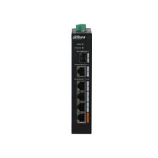 [﻿PFS3106-4ET-60-V2﻿] SWITCH DAHUA 4 PUERTOS POE 60W 1 UPLINK GIGABIT 1 SFP HI-POE