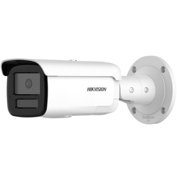 [DS-2CD2T86G2-ISU-SL-4MM] CÁMARA HIKVISION IP BULLET  4K 8 MPX, ACUSENSE (DARKFIGHTER), IR 60 MTS, LUZ ESTROBOSCÓPICA ACTIVA Y ALARMA SONORA,  12VDC Y POE IP67