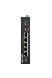[DS-3T0306HP-E/HS] SWITCH HIKVISION NO ADMINISTRABLE INDUSTRIAL, 3 PoE de 100 M, 1 Hi-PoE, 1 RJ45 gigabit y 1 SFP gigabit