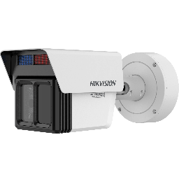 [iDS-2CD7T46G2/VX3-IS(4/12/25mm)] Camara IP bullet Triple Lente 4 MP + 2 MP +2 MP, Lente Fijo 4 MM +12 MM + 25 MM, 2 Micrófonos, sirena, IP67, IK10