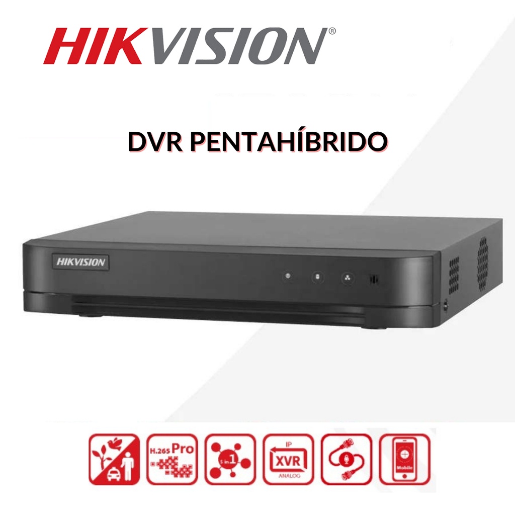 Dvr 8 Canales Analogicos 1080p Hikvision Ds-7208hghi-m1 Serie 7200