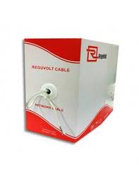  CABLE UTP INDOOR CAT6 VAINA BLANCA 100%COBRE 23AWG 