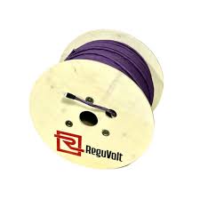 CABLE CAT6A U/FTP REGUVOLT LSZH 23AWG VAINA VIOLETA (BOBINA DE MADERA DE 305M.)