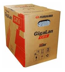 CABLE UTP FURUKAWA CAT 6  GIGALAN IEC GRIS (305 MTS)