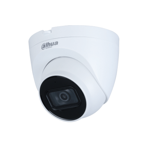 CAMARA DAHUA IP DOMO METÁLICA, POE +, 2 MPX, H.265,  RANURA PARA TARJETA MICRO SD, IVS, IR LED 30M, PROTECCIÓN IP67