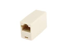CUPLA UNION RJ45 HEMBRA HEMBRA PARA UNIR DOS CABLES DE RED CAT 5 Y CAT 6