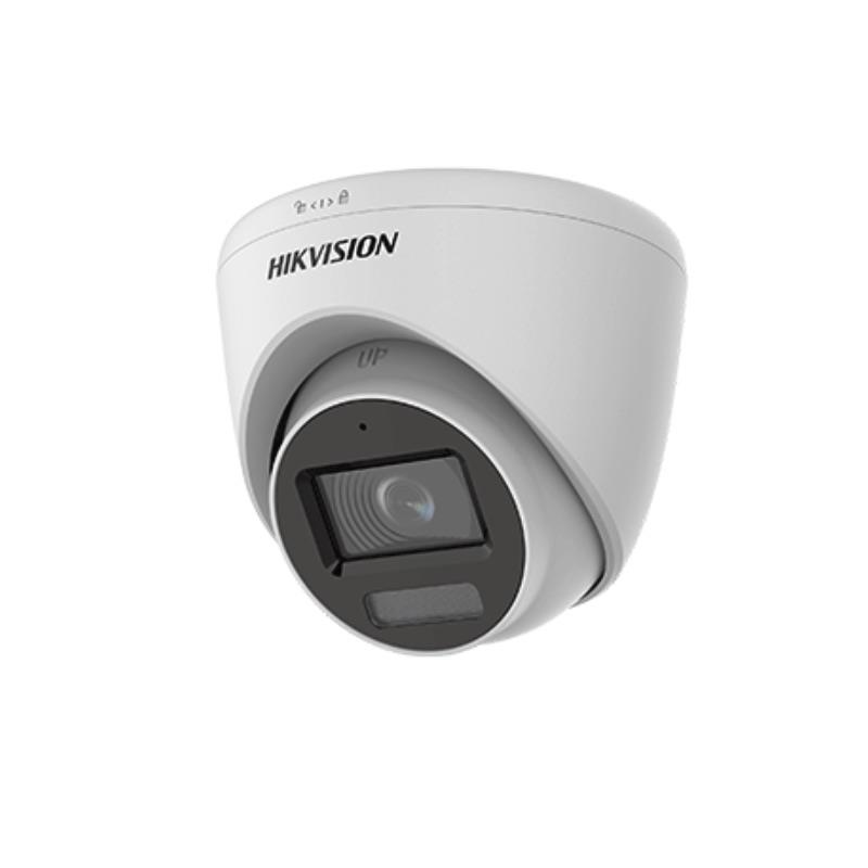CÁMARA DOMO HIKVISION , 2 MPX, 2.8MM DUAL LIGHT 20M AUDIO METALICA