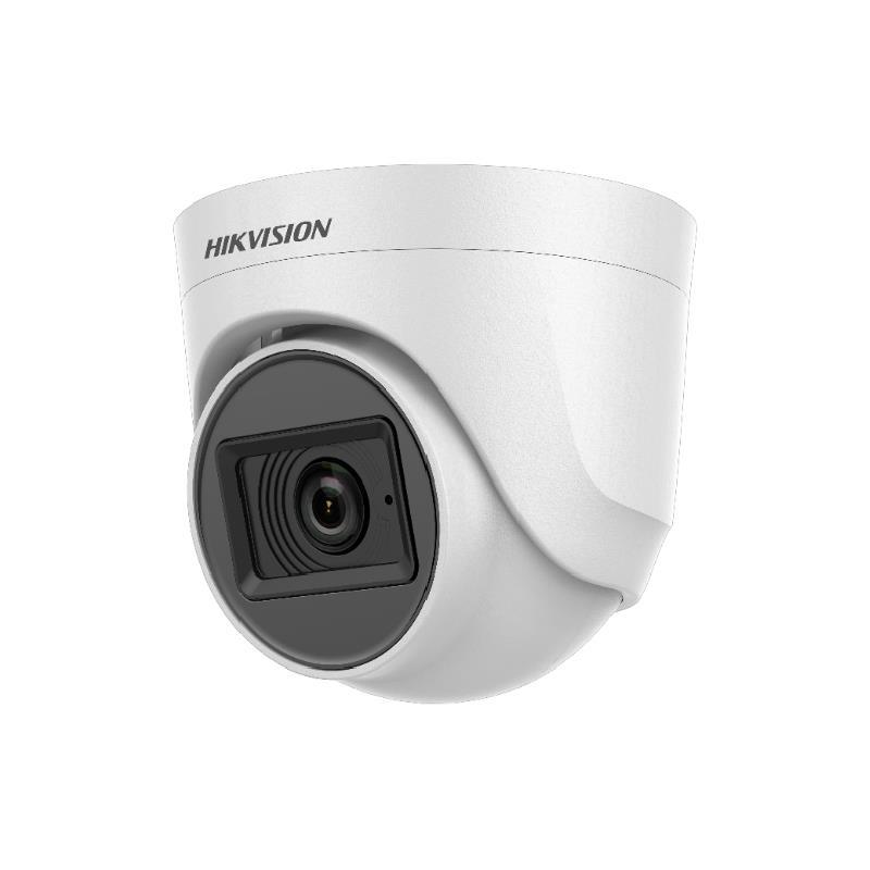 CÁMARA DOMO HIKVISION , 2 MPX, PLÁSTICA, IR 20 METROS EXIR, MICRÓFONO INCORPORADO