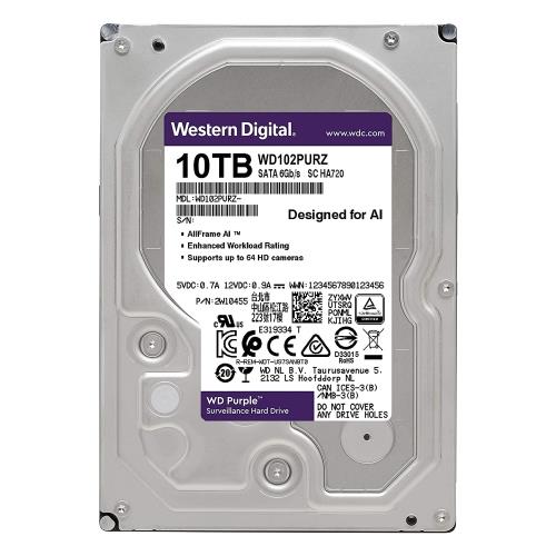 DISCO HD SATA III 10TB WD PURPLE