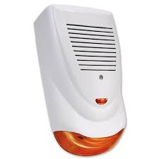 SIRENA EXTERIOR CON FLASH Y LED, PLÁSTICA POTENCIA 120DB DOBLE TAMPER (SIMILAR MP-1000)