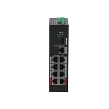 SWITCH POE 8 BOCAS + 2 96W DAHUA + 1 PUERTO UPLINK GIGABIT ETHERNET + 1 PUERTO 1000 BASE-X SFP