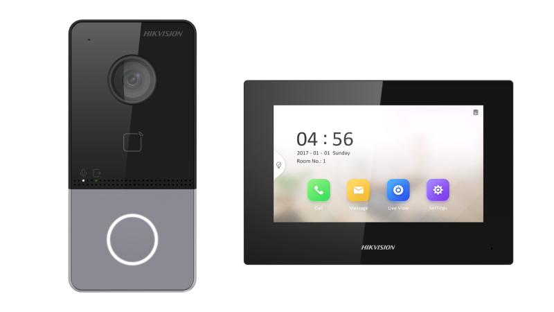 VIDEO PORTERO IP. FRENTE Y PANTALLA