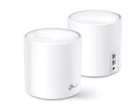 ACCESS POINT, ROUTER AX1800, SISTEMA WI-FI MESH TP-LINK DECO E4 BLANCO 100V/240V 2 UNIDADES, 1.201 MBPS EN 5 GHZ Y 574 MBPS EN 2.4 GHZ.