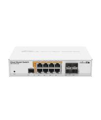 SWITCH MIKROTIK 112-8P-4S-IN 8P GB POE + 4SFP S/F