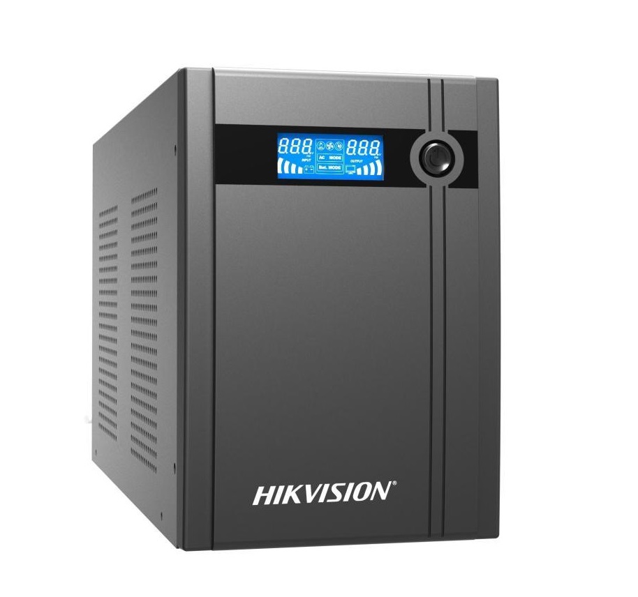 UPS HIKVISION INTERACTIVA DE  3000 VA / 1800 W, 12 V/9 Ah x 4