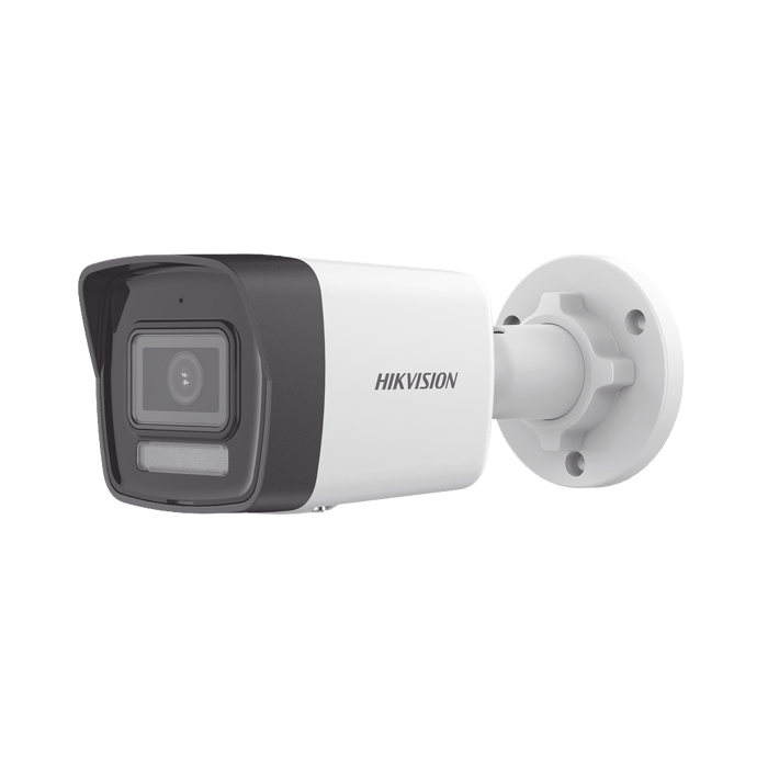 Camara Hikvision IP 4 Megapíxel, 2.8 mm, 30 mts IR + 30 mts Luz Blanca, Micrófono, ACUSENSE Lite, IP67, H.265, PoE, ONVIF, Micro SD