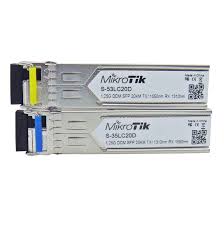 SFP MIKROTIK PAR S-35LC20D + S-53LC20D 1.25G SM 20KM
