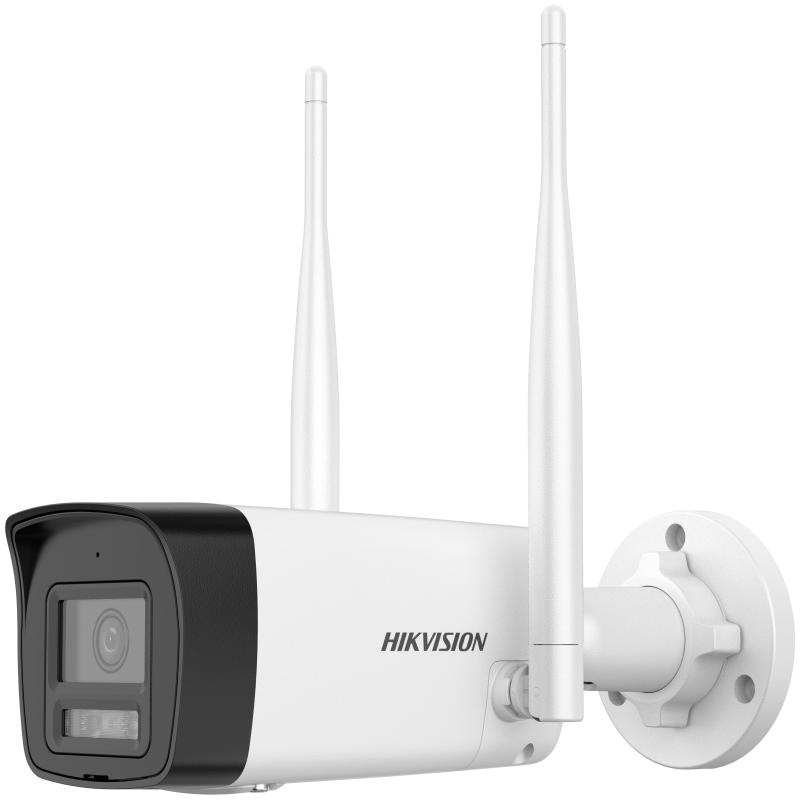 Camara Hikivision IP Bullet 2 mpx, Wi-Fi 6, IR 30 mts, microfono incorporado, doble via, ranura micro sd, IP66