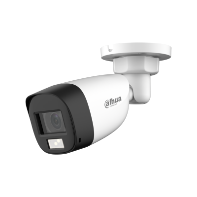 CAMARA DAHUA BULLET PLASTICA 2 MPX DUAL LIGHT IP67 CON MICROFONO