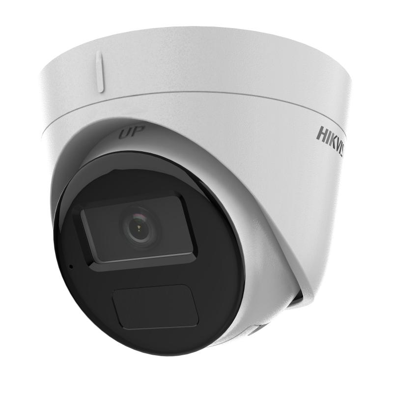 CÁMARA HIKVISION IP DOMO 4 MPX, 2.8MM, Dual Light, 30 mts IR + 20 mts Luz Blanca, Micrófono, IP67, PoE, Micro SD
