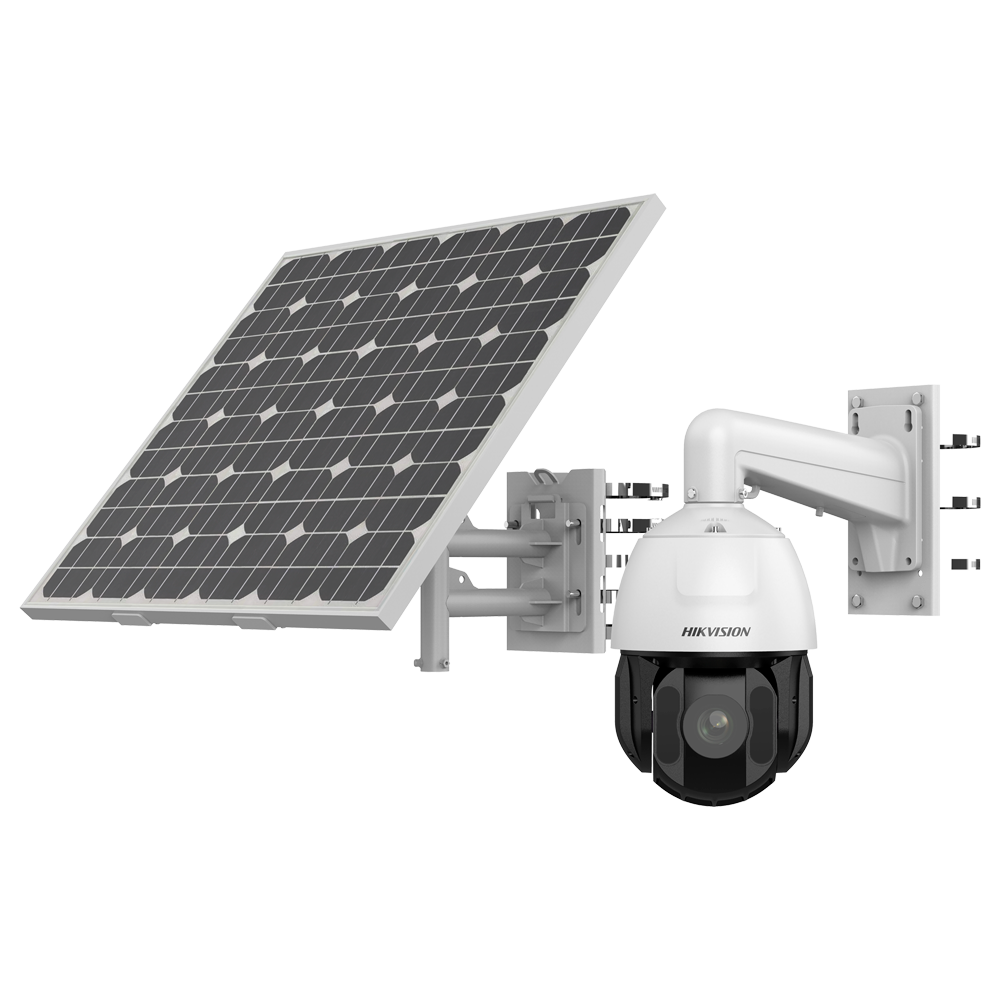 DOMO PTZ HIKVISION Solar 4G 4 Mpx, IR 150 mts, Wi-Fi, MicroSD, IP66, Face Detection