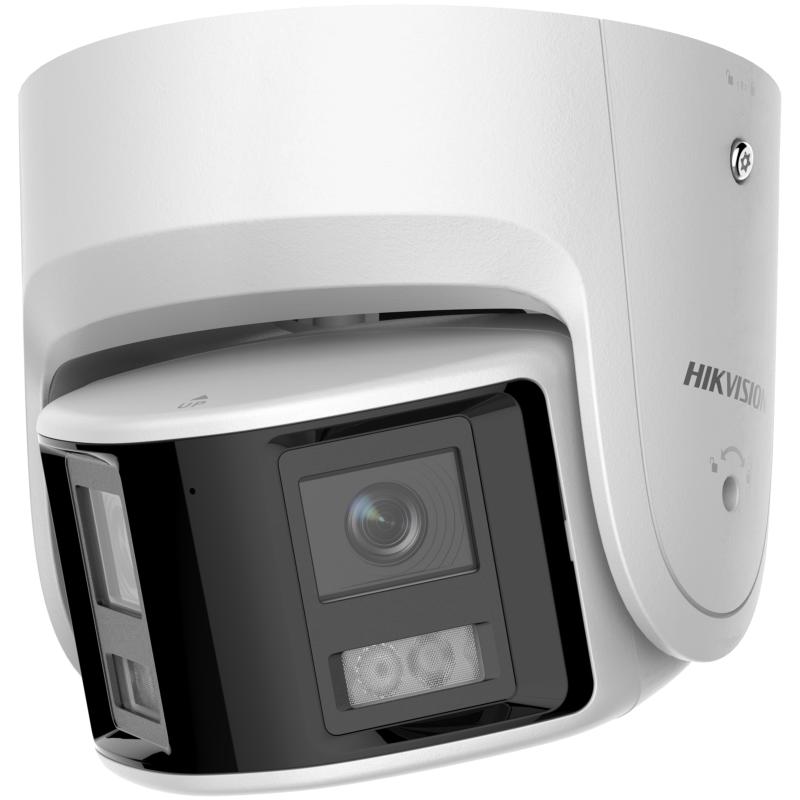 CAMARA HIKVISION IP 4MPX domo panorámica colorvu 3.0, 180°, AI, LED estroboscópico, IP67
