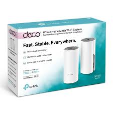 [DECO-E4-2] ACCESS POINT, ROUTER AC1200, SISTEMA WI-FI MESH TP-LINK DECO E4 BLANCO 100V/240V 2 UNIDADES 