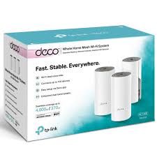 [DECO-E4-3] ACCESS POINT, ROUTER AC1200, SISTEMA WI-FI MESH TP-LINK DECO E4 BLANCO 100V/240V 3 UNIDADES 