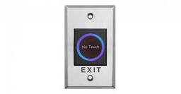 [EX807] BOTON DE SALIDA DE ACERO INOXIDABLE, MEDIDA DEL PANEL: 115*70MM, SÍMBOLO DE MANO/INGLÉS NO TOUCH, 12VDC, LUZ INDICADORA DE DOS COLORES (AZUL DE ESPERA, VERDE DE DISPARO), MODO DE DISPARO: BLOQUEANDO LA PARTE CIRCULAR CENTRAL CON LA MANO U OTROS OBJETOS CON UNA DISTANCIA DE 5-10CM,  SALIDA DE SEÑAL NO/COM/NC