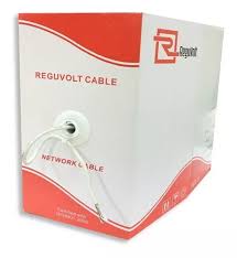 [RV-UTP-501] CABLE UTP CAT.5E  REGUVOLT INTERIOR PURO COBRE  (305 MTS)
