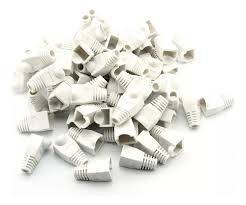 [RV-CAP-B] CAPUCHON BLANCO RJ45 CAT5/CAT6 (X100)