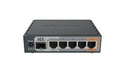 [RB760IGS] HEX S MIKROTIK - 5 GIGABIT 1 SFP CPU 2X 880MHZ 256MB RAM USB MICROSD L4 IPSEC HARD CON FUENTE 