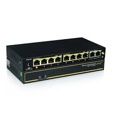 [﻿CY-S1008-120-S2﻿] SWITCH CCTV CYGNUS ETHERNET POE+ 8 DOWNLINK + 2 UPLINK 100MB/S 120W
