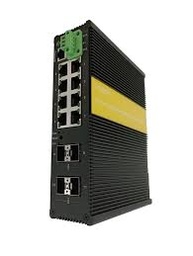 [﻿CY-S2008-150-V3﻿] SWITCH CYGNUS CCTV INDUSTRIAL DE 8 PUERTOS ETHERNET POE+, 4 FIBRA SFP 10GB, ADMINISTRABLE, L2 120W