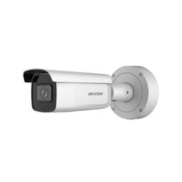 [DS-2CD2646G2-IZS] CÁMARA HIKVISION IP BULLET 4 MPX, ACUSENSE (DARKFIGHTER), CON CAJA INCLUIDA, LENTE VARIFOCAL MOTORIZADA DE 2,8 A 12MM, IR 60 MTS, RANURA PARA TARJETA MICRO SD HASTA 512GB 12VDC Y POE IP66, IK10, 1E/S DE ALARMA, 1E/S DE AUDIO