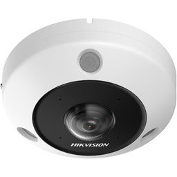 [DS-2CD63C5G1-IVS] CÁMARA IP HIKVISION OJO DE PEZ DEEPINVIEW DE 12 MP, MAPA DE CALOR, IR 15 MTS, IP67, IK10