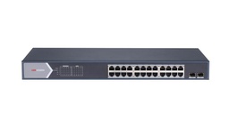 [DS-3E0526P-E-M] SWITCH POE HIKVISION DE 24 PUERTOS POE GIGABIT, 2 SFP, 250W
