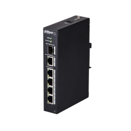 [PFS3106-4T] SWITCH POE INDISTRIAL DAHUA PARA BARRIOS 4 PUERTOS CON SFP