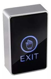 [ZPE-01NT] PULSADOR BOTON EXIT TOUCH TACTIL LUMINOSO 86 MM X 50 MM X 21 MM, NA/NC/COMÚN