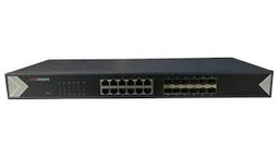 [DS-3E0524TF] SWITCH POE HIKVISION DE  12 GIGABIT RJ45 Y 12 DE FIBRA ÓPTICA GIGABIT, NO ADMINISTRABLE