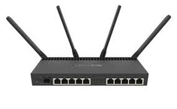 [RB4011iGS+5HacQ2HnD-IN] Router Mikrotik 4011 WiFi- 10xGigabit con CPU de cuatro núcleos a 1.4Ghz, 1GB RAM, SFP+ 10Gbps, banda dual 2.4GHz / 5GHz