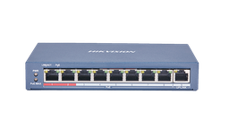 [DS-3E0109P-E] Switch PoE de 8 puertos 10/100 Mbps, más un puerto 100 Mbps (RJ-45), no administrable, 123w max